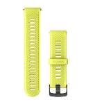 Ремешок Garmin Quickfit 22 Watch Band Yellow Silicone with Slate Hardware Forerunner 945