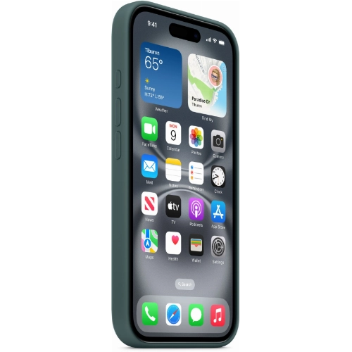 iPhone 16 Silicone Case Lake Green MYY83