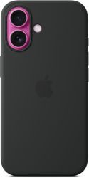 Чехол iPhone 16 Silicone Case Black MYY13