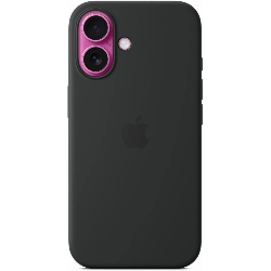 Чехол iPhone 16 Silicone Case Black MYY13