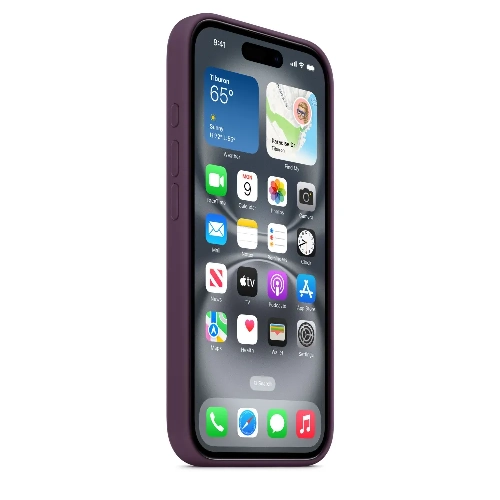Чехол iPhone 16 Plus Silicone Case Plum MYYD3