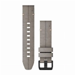 Ремешок Garmin Quickfit 20 Watch Band Shale Gray Suede Leather