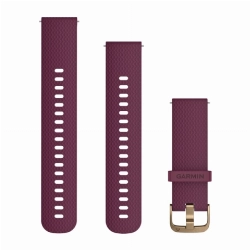 Ремешок Garmin Quick Release 20 Watch Band Berry/Light Gold