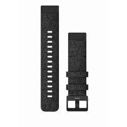 Ремешок Garmin Quickfit 20 Watch Band Heathered Black Nylon with Black Hardware