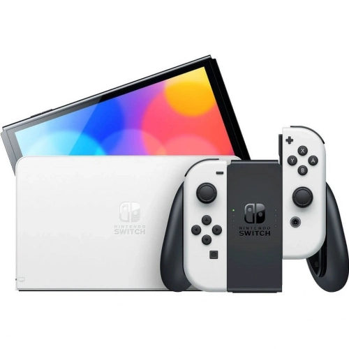 Nintendo Switch OLED, 64 Гб, белый