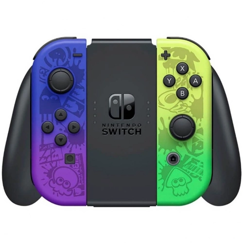 Nintendo Switch OLED, 64 Гб, Splatoon 3 Edition, фиолетовый/зеленый