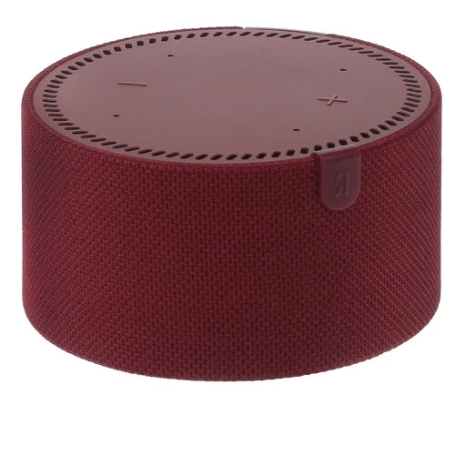 Яндекс Новая Станция Мини, Red, красный (с часами)