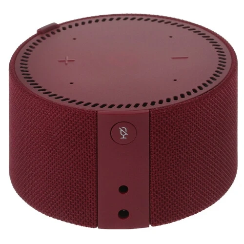 Яндекс Новая Станция Мини, Red, красный (с часами)