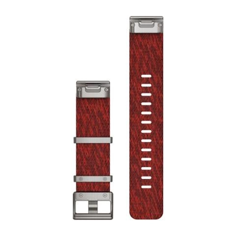Ремешок Garmin Quickfit 22 Strap MARQ Jacquard-weave Nylon Strap – Red