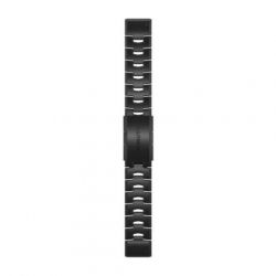 Ремешок Garmin Quickfit 22 Watch Band Vented Titanium Bracelet with Carbon Gray DLC Coating