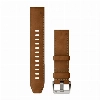 Ремешок Garmin Quickfit 22 MARQ Leather and FKM Rubber Hybrid Strap Brown/Black