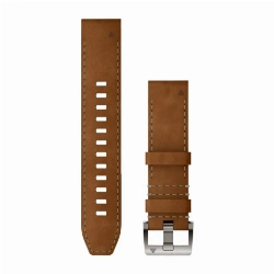 Ремешок Garmin Quickfit 22 MARQ Leather and FKM Rubber Hybrid Strap Brown/Black