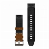 Ремешок Garmin Quickfit 22 MARQ Leather and FKM Rubber Hybrid Strap Brown/Black