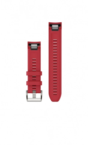 Ремешок Garmin Quickfit 22 MARQ Silicone Rubber Strap Plasma Red