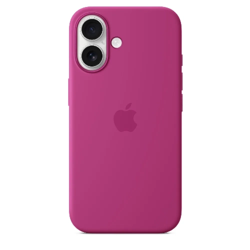 iPhone 16 Silicone Case Fuchsia