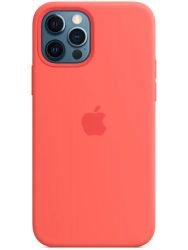 Чехол Silicone Case для iPhone 12 Pro Max Pink Citrus