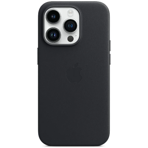 iPhone 14 Pro Leather Case Midnight