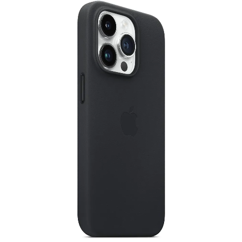 iPhone 14 Pro Leather Case Midnight