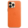 iPhone 14 Pro Max Leather Case Orange