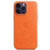 iPhone 14 Pro Max Leather Case Orange