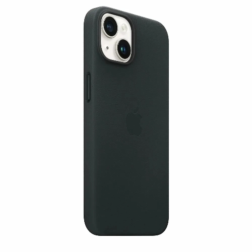 iPhone 14 Plus Leather Case Midnight