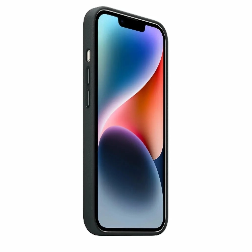 iPhone 14 Plus Leather Case Midnight