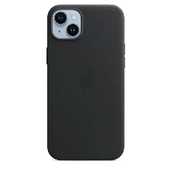iPhone 14 Plus Leather Case Midnight
