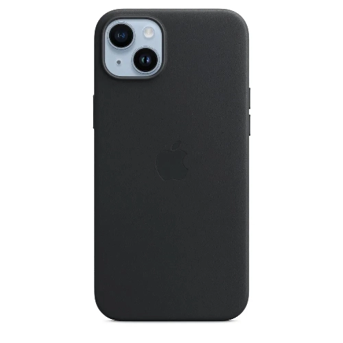 iPhone 14 Plus Leather Case Midnight