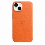 iPhone 14 Leather Case Orange