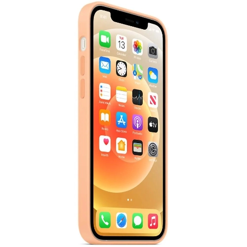 Silicone Case для iPhone 12/12 Pro Cantaloupe