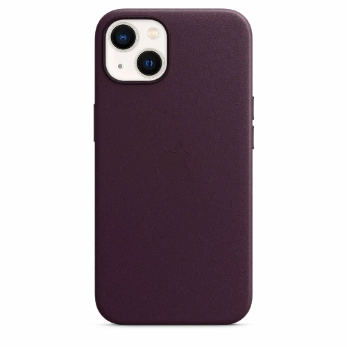 Чехол iPhone 13 Leather Case Dark Cherry