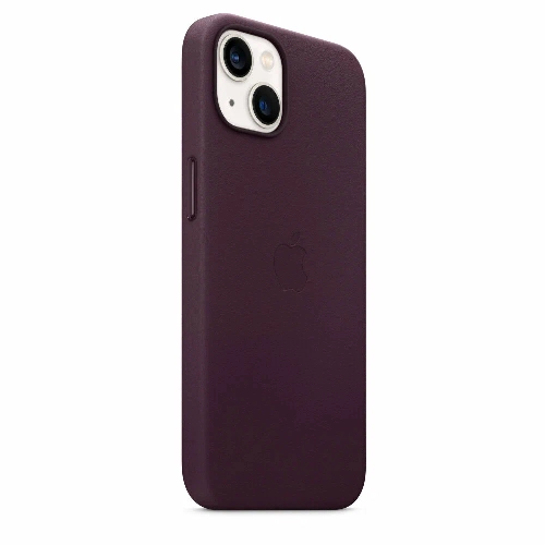 Чехол iPhone 13 Leather Case Dark Cherry