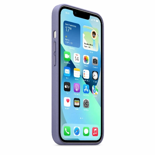 iPhone 13 Leather Case Wisteria