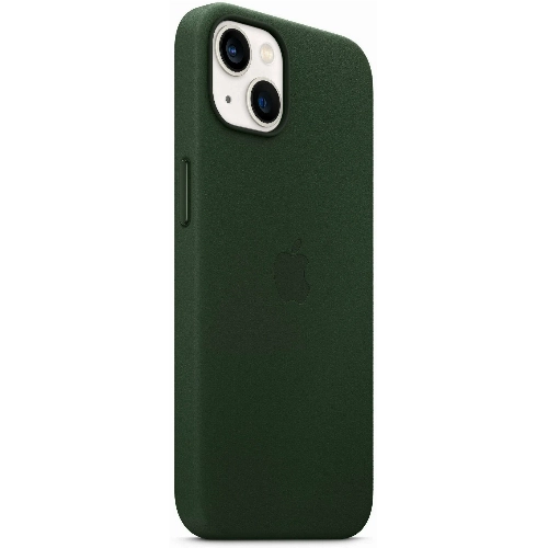 iPhone 13 Leather Case Sequoia Green