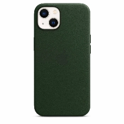 Чехол iPhone 13 Leather Case Sequoia Green