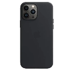 Чехол iPhone 13 Pro Leather Case Midnight