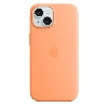 iPhone 15 Plus Silicone Case Orange Sorbet
