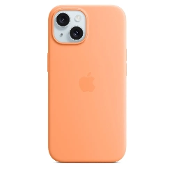 Чехол iPhone 15 Silicone Case Orange Sorbet