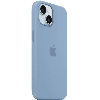 iPhone 15 Silicone Case Winter Blue