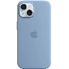 iPhone 15 Silicone Case Winter Blue