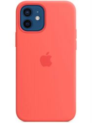 Чехол Silicone Case для iPhone 12/12 Pro Pink Citrus