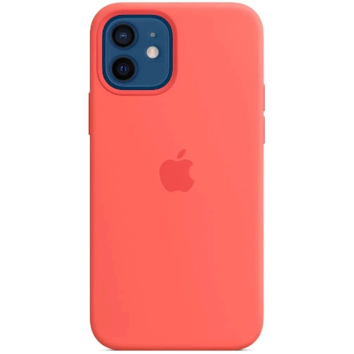 Silicone Case для iPhone 12/12 Pro Pink Citrus
