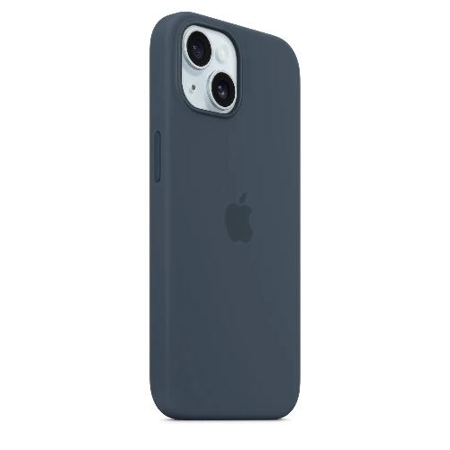iPhone 15 Silicone Case Storm Blue
