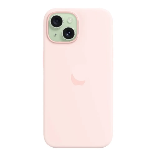 iPhone 15 Plus Silicone Case Light Pink