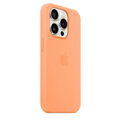 iPhone 15 Pro Silicon Case Orange Sorbet