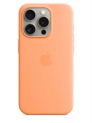 Чехол iPhone 15 Pro Silicon Case Orange Sorbet