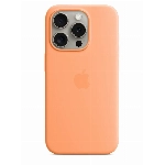Чехол iPhone 15 Pro Silicon Case Orange Sorbet