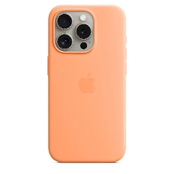 Чехол iPhone 15 Pro Silicon Case Orange Sorbet