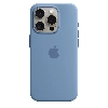 iPhone 15 Pro Silicon Case Winter Blue