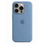 Чехол iPhone 15 Pro Silicon Case Winter Blue